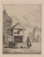 KG 1991 010
<br/>
Meisje bij een waterput in een stad
<br/>
<em>Springer, Cornelis (1817-1891)</em>